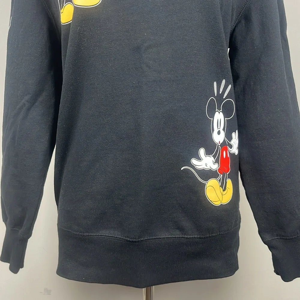 Walt Disney World‎ Unisex Black Crewneck Mickey Mouse Sweatshirt SZ S